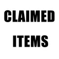 Claimed items