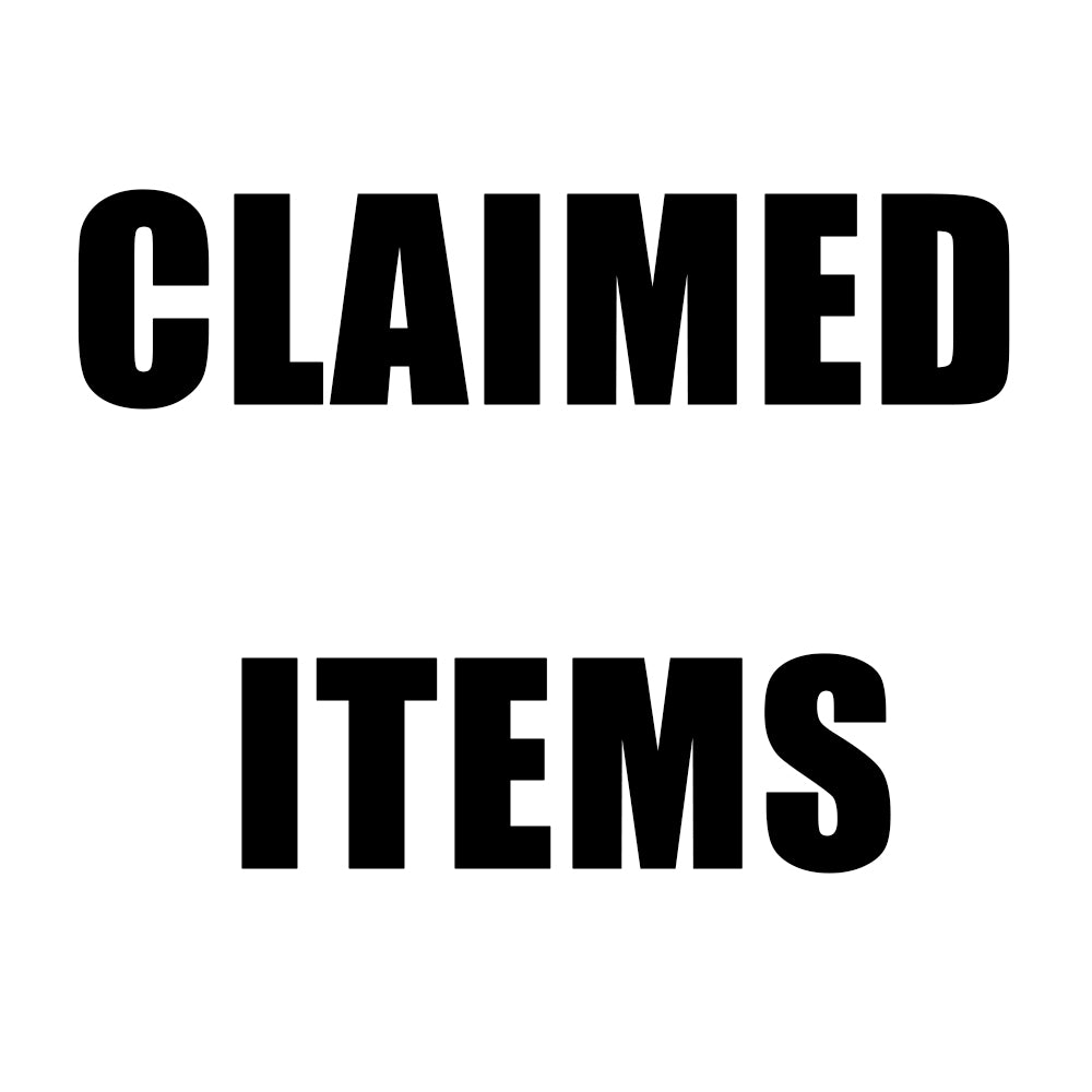 Claimed items