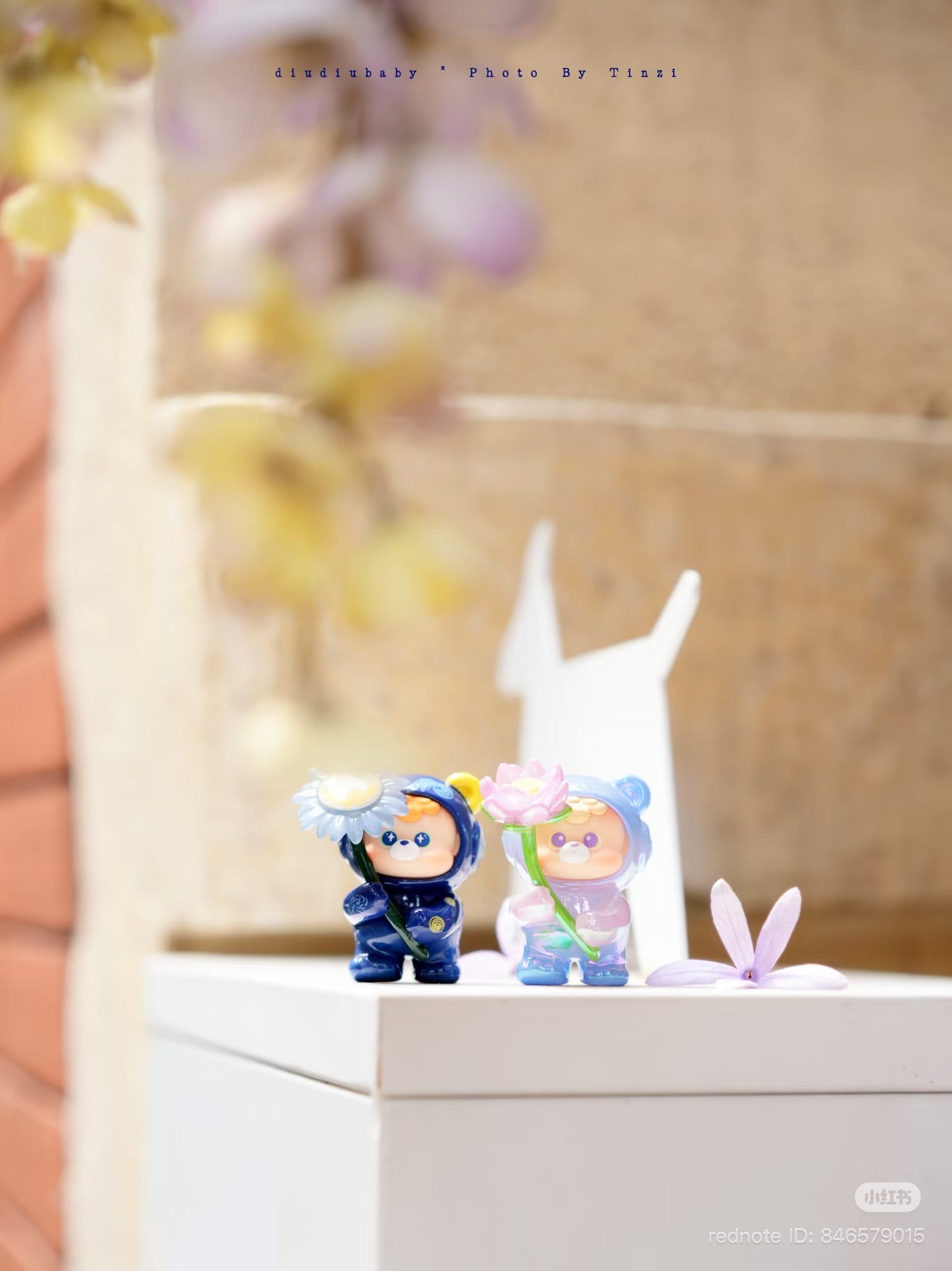 Diudiu Bear Flower World